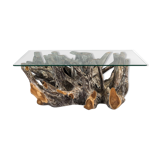 Table basse bois naturel