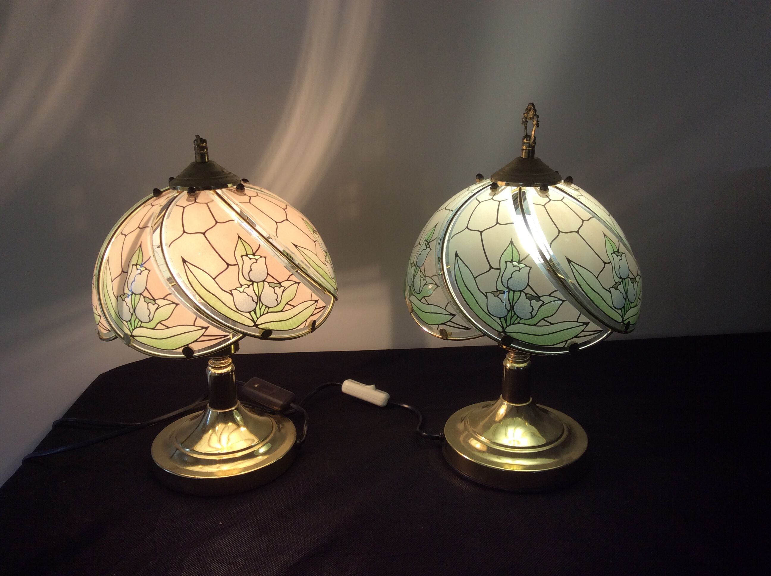 2 art deco lamps to install