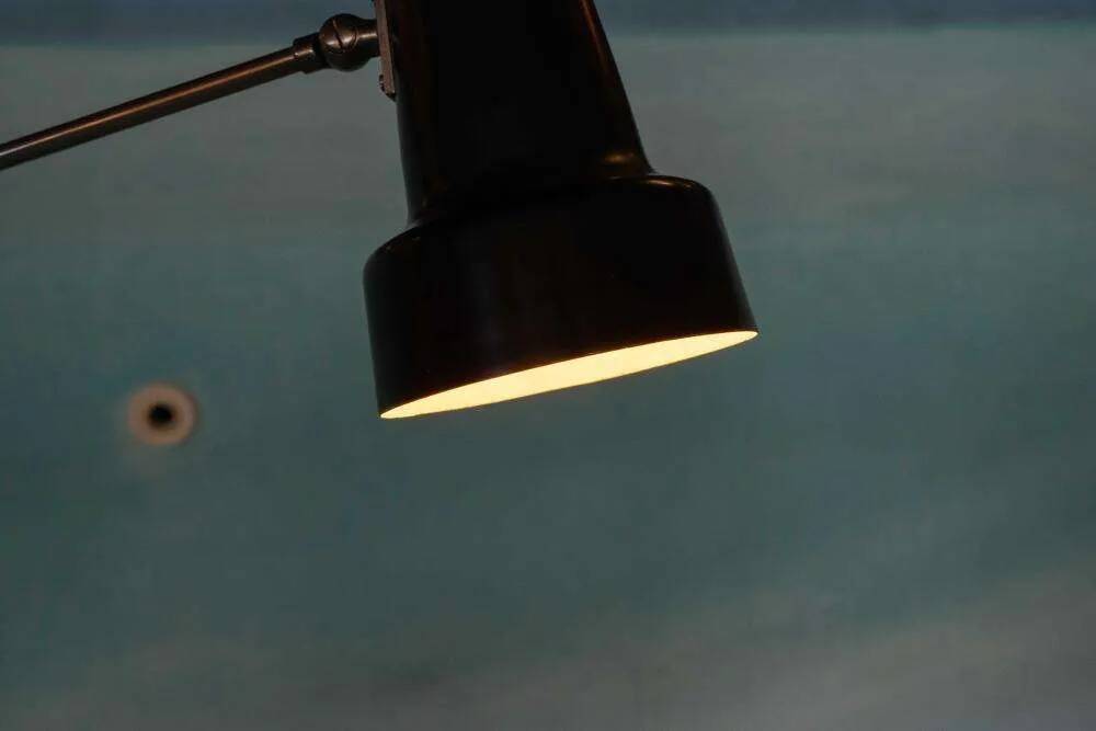 Vintage design pendant light Hagoort 329 floor lamp Midmod