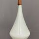 Holmegaard grey glass hanging lamp 1960s