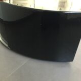 Canapé gradual lounge cuir noir Cini Boeri - knoll/gavina