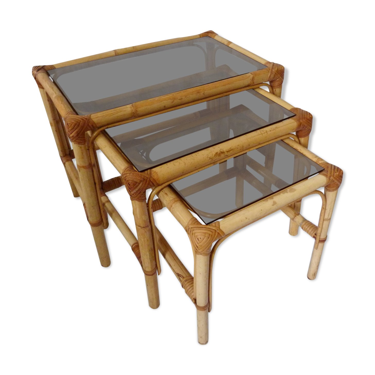Bamboo nesting tables