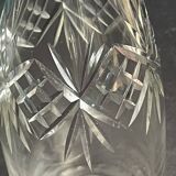 Carafe in cut crystal & silver frame
