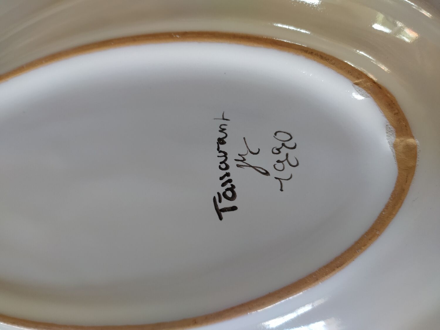 Eastern earthenware dish