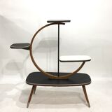 Black and white plant door