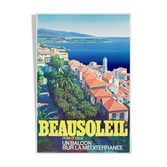 Poster, Beau soleil Côte d’Azur