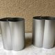 Pair of minimalist vase, 70s