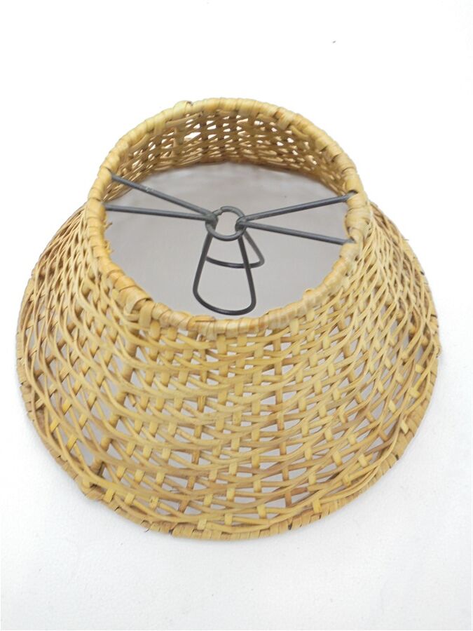 Rattan lampshade