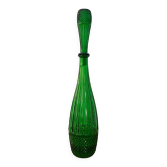 Green Empoli carafe from the 1960s - Rare model