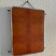 Mirror triptych barber orange rust vintage 1960 - 24 x 59 cm
