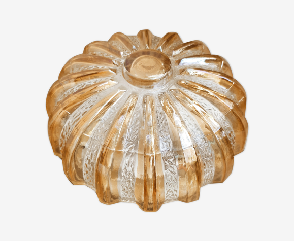 Ceiling lamp or sun wall lamp in iridescent glass