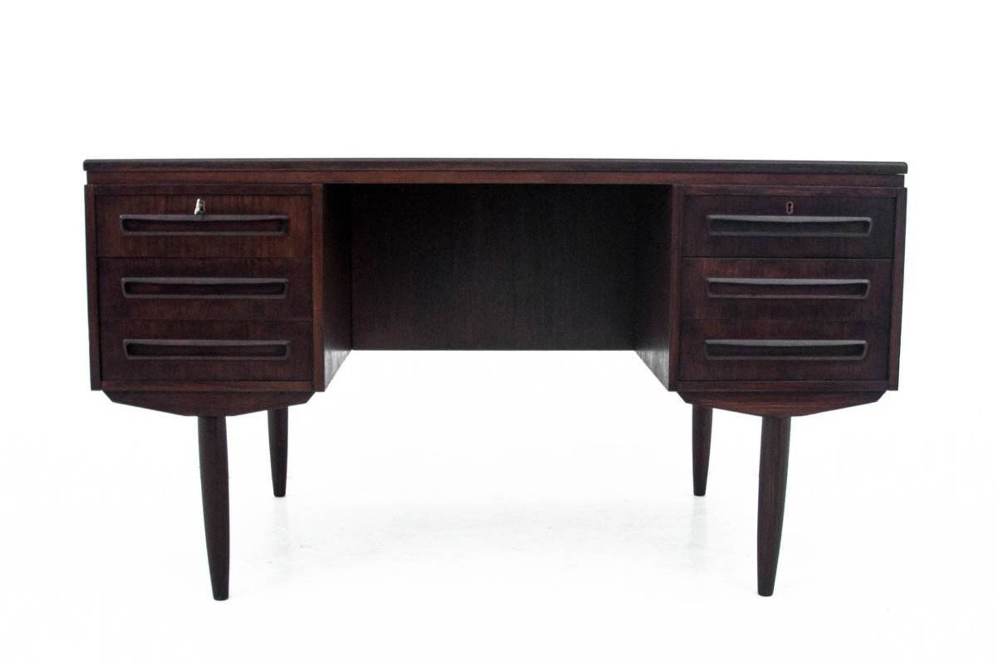Bureau en teck, design danois, années 1960.