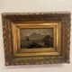 Oil on wood 19th century