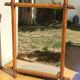 Wooden mirror turned in a bamboo style 58*73 cm