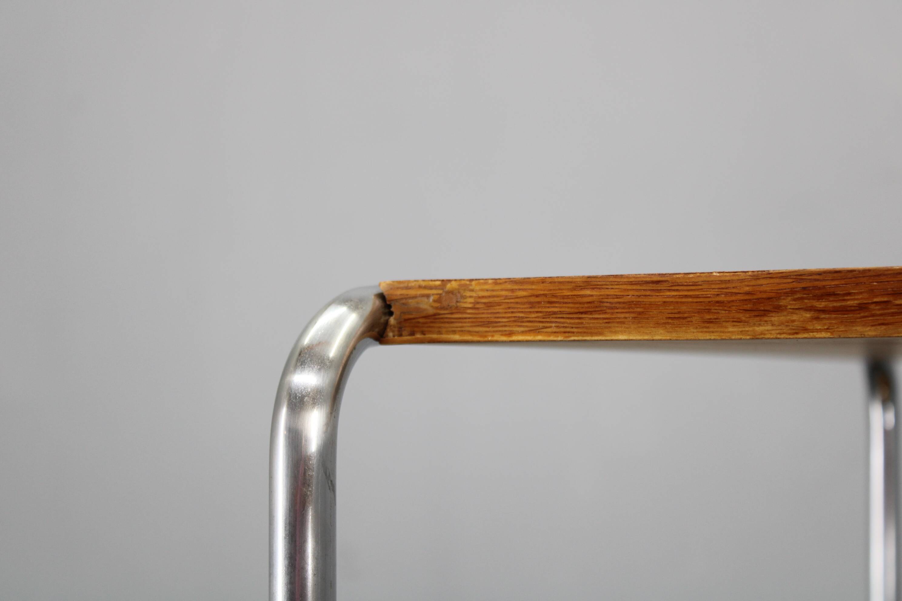 Bauhaus side table by Marcel Breuer, Czechoslovakia, 1930s
