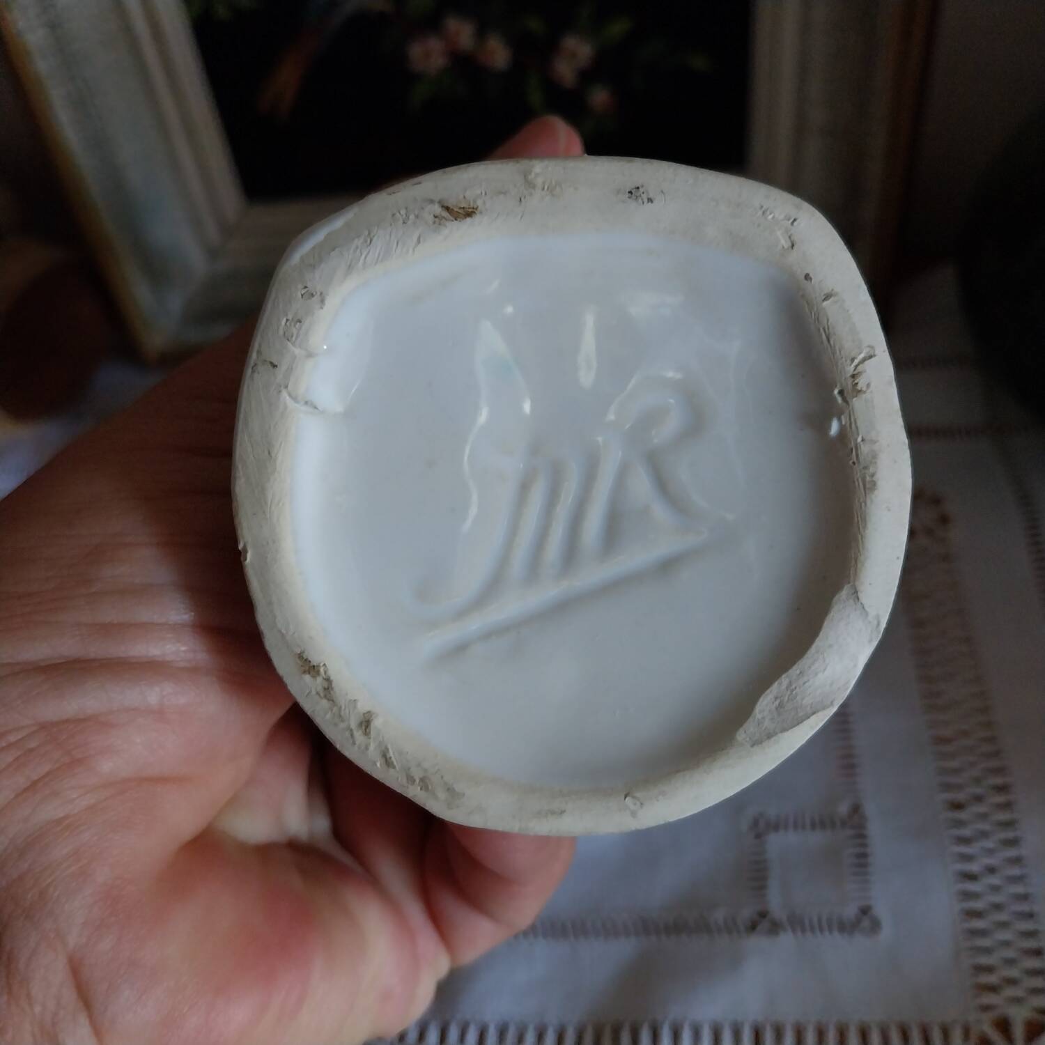 Vintage hand-shaped soliflore ring sizer