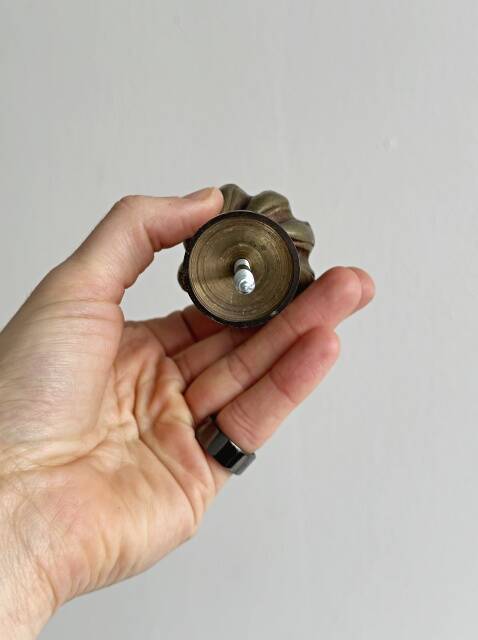 Small old metal tips for stairs