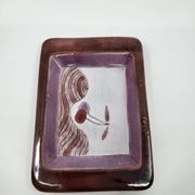 Pocket vase by Robert & Jean Cloutier in French ceramic, 1950s vintage.