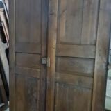 Pair of oak closet doors