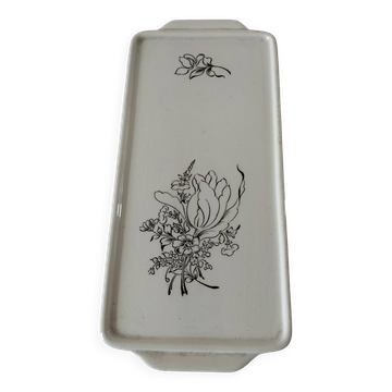 rare plat rectangulaire KG Lunéville années 1900