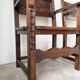 Paire de fauteuils style espagnol bois sculpté 1900