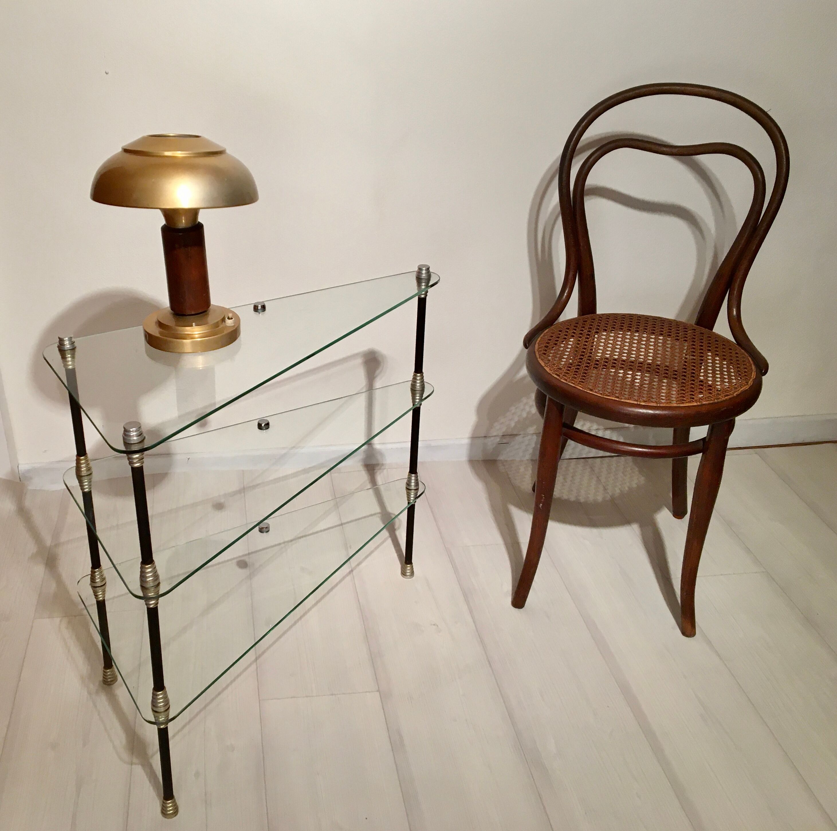 Vintage glass display case