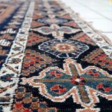 Antique Persian Afshar rug 115cm x 142cm 1920s - 1C1237