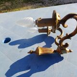 Paire d'Appliques en Bronze 19 ème