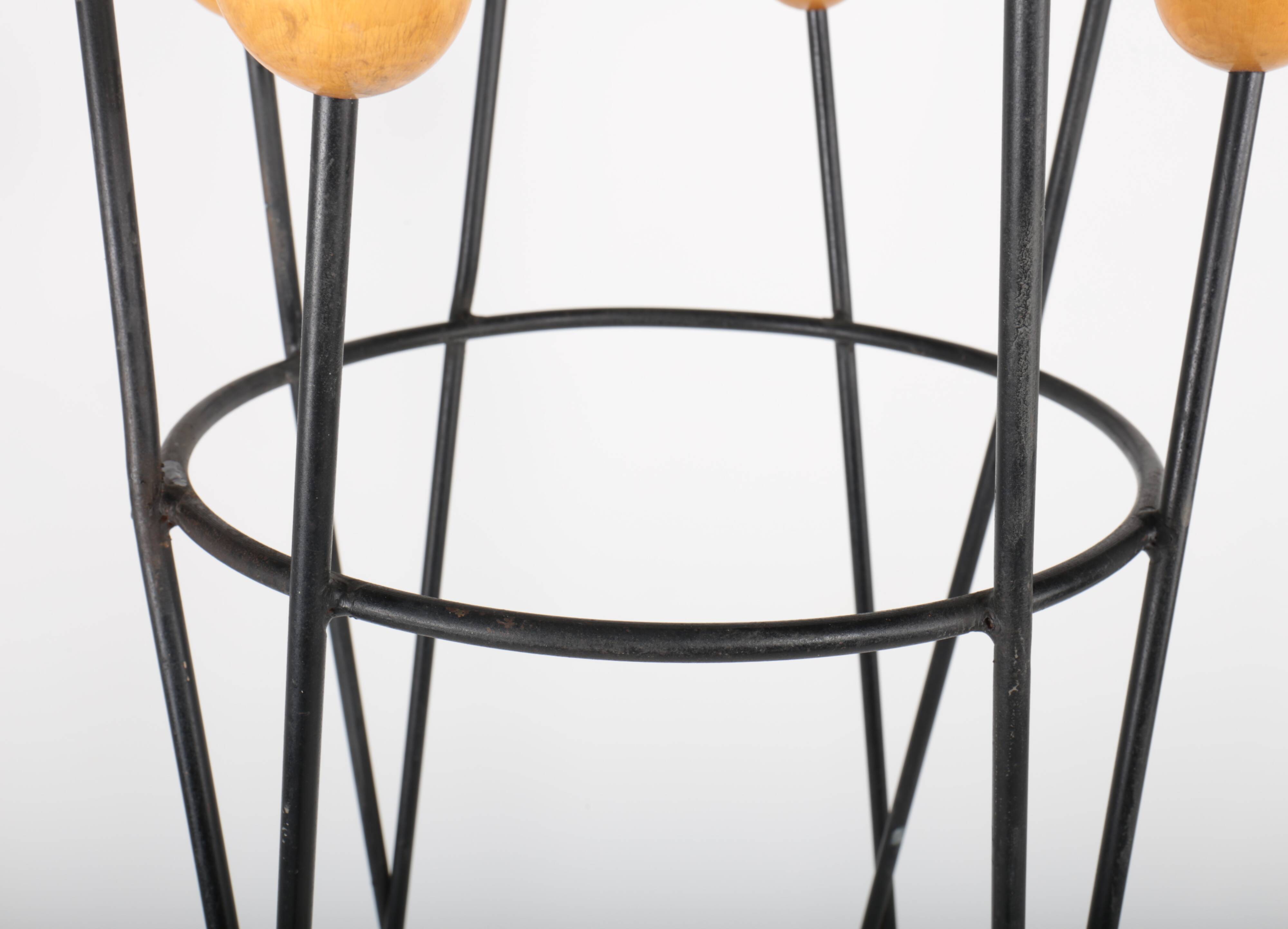 Clef de tre coat rack  1950s