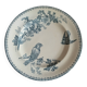 Flat plate Longwy "Mésange" – Terre de Fer, late 19th century