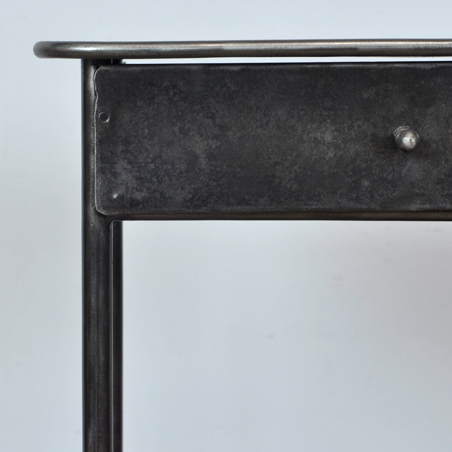 Set iron nightstand, 1920's
