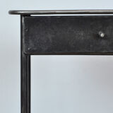 Set iron nightstand, 1920's