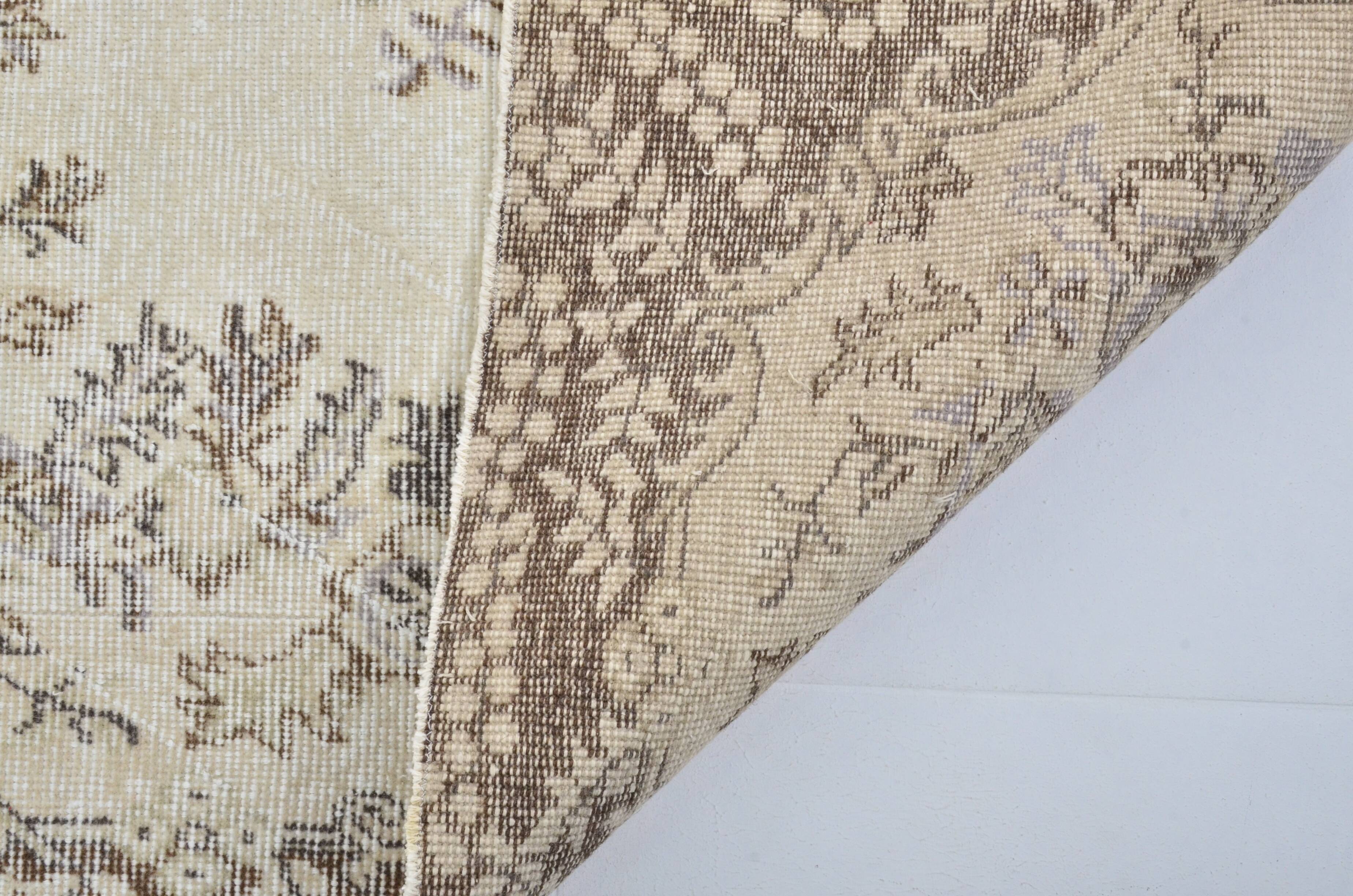 Vintage biege home living rug sku 3143