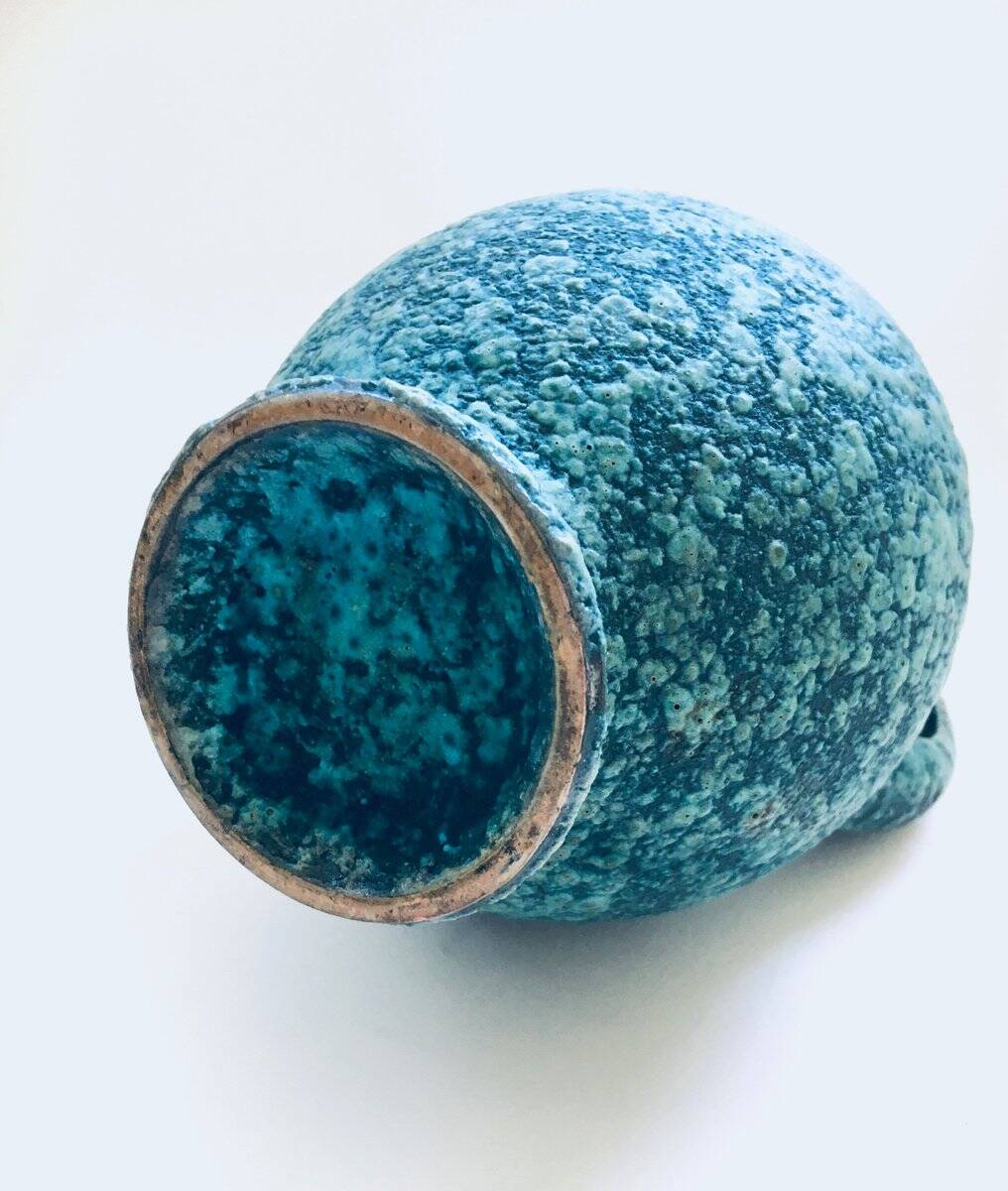 Art Ceramics Sgraffito Handle Vase by Alvino Bagni for Raymor, 1960s