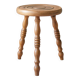 Vintage stool, wooden stool, tripod stool, accent chair
