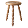 Vintage stool, wooden stool, tripod stool, accent chair