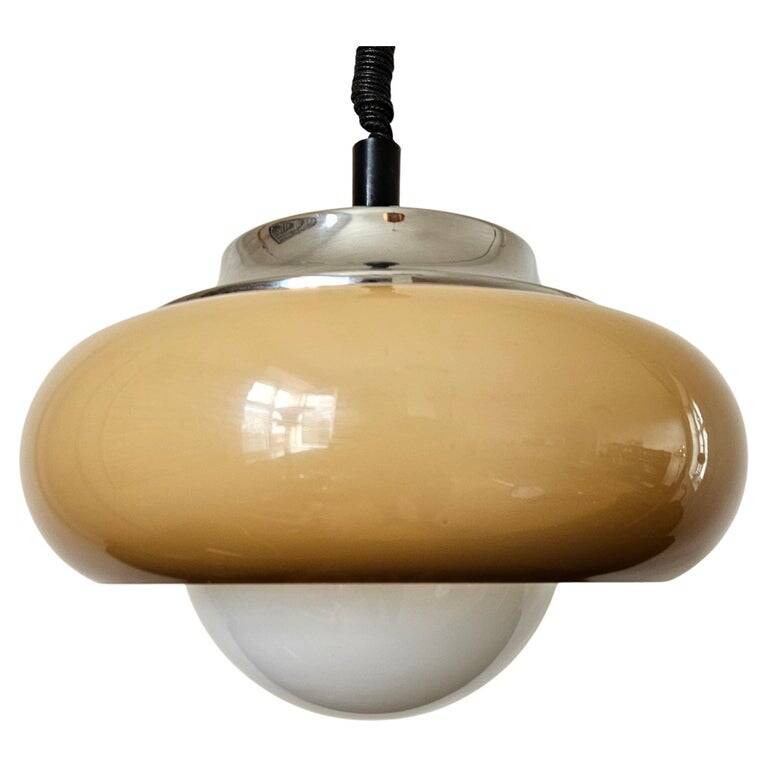 Rare Midcentury Pendant Meblo, Space Age, Harvey Guzzini, Italy, 1970s