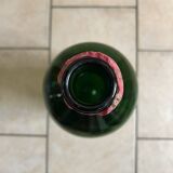 Large antique green glass bottle – Balthazar style – 50 cm