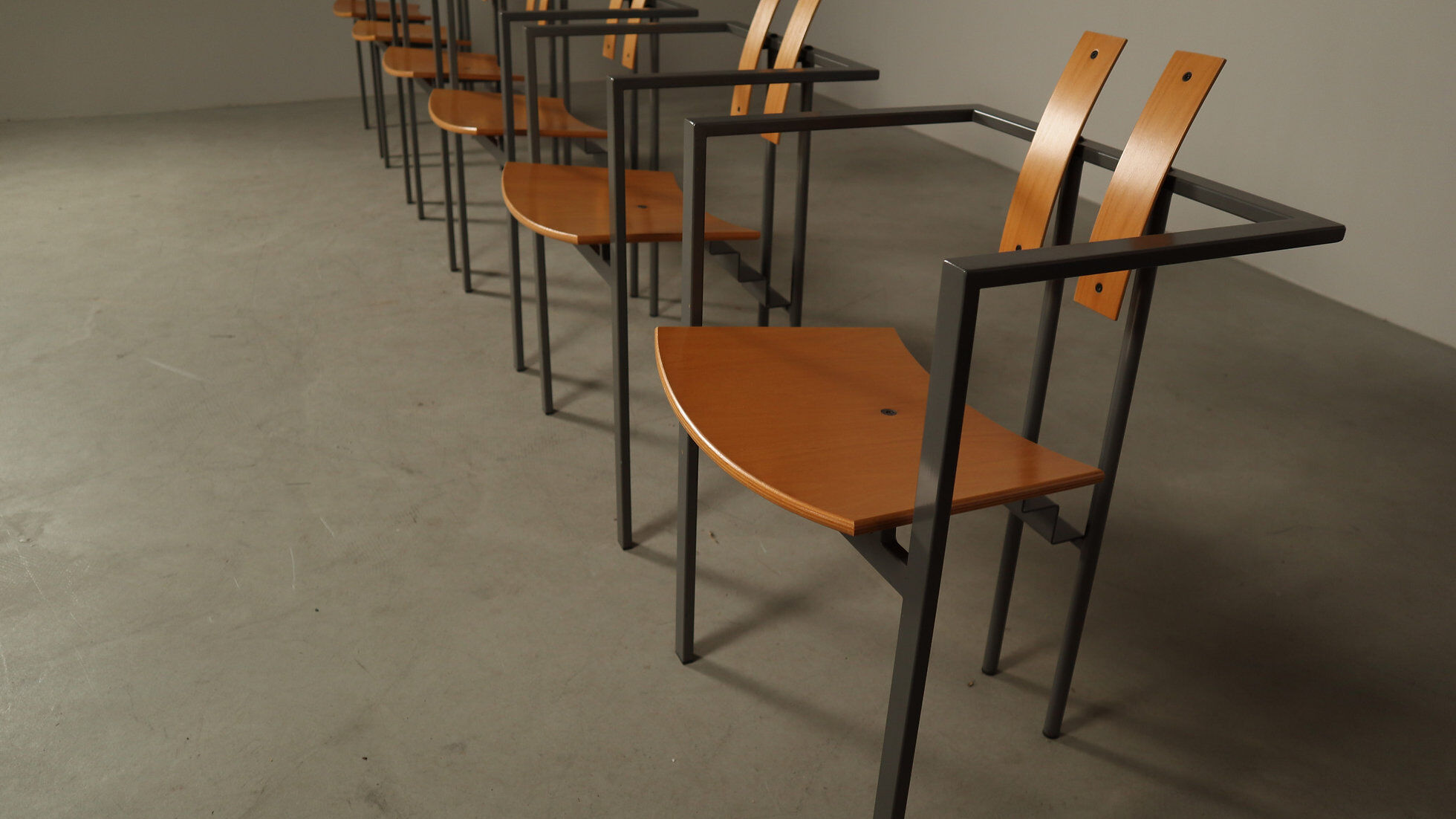 Set of six Trix chairs by Karl-Friedrich Förster for KFF, Germany, 1980s