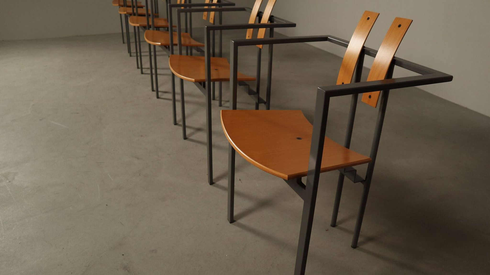 Set of six Trix chairs by Karl-Friedrich Förster for KFF, Germany, 1980s