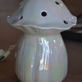 Iridescent ceramic night light for children, Italian.