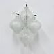 Mid-century Tulipan glass pair of sconces by Kalmar, Austria, 1960s