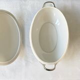5 pièces d’un service en porcelaine Jules Vieillard XIXème