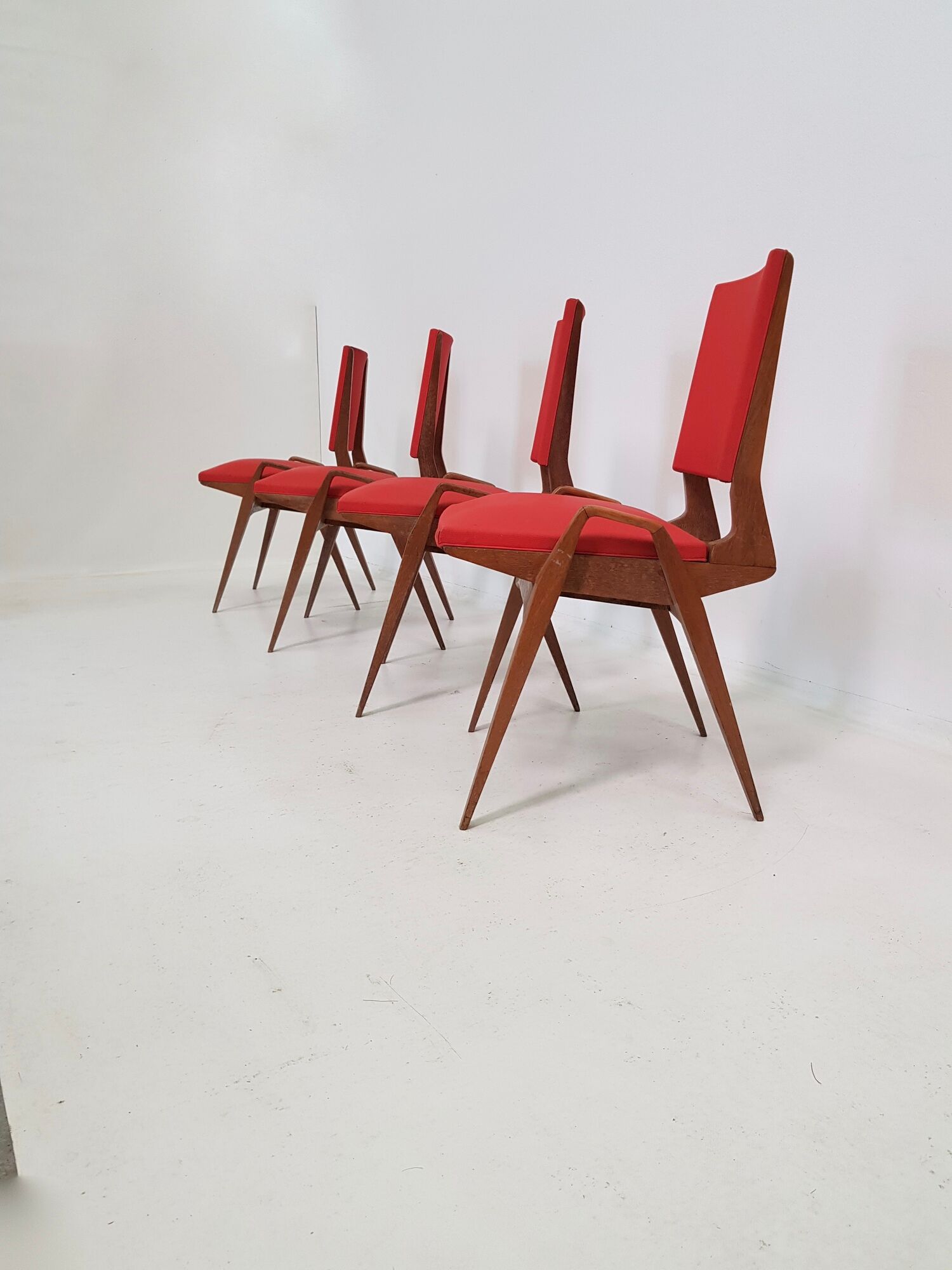 Suite of 4 chairs from Maurice Pre  1950