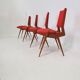Suite of 4 chairs from Maurice Pre  1950