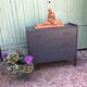 Commode vintage gris orage