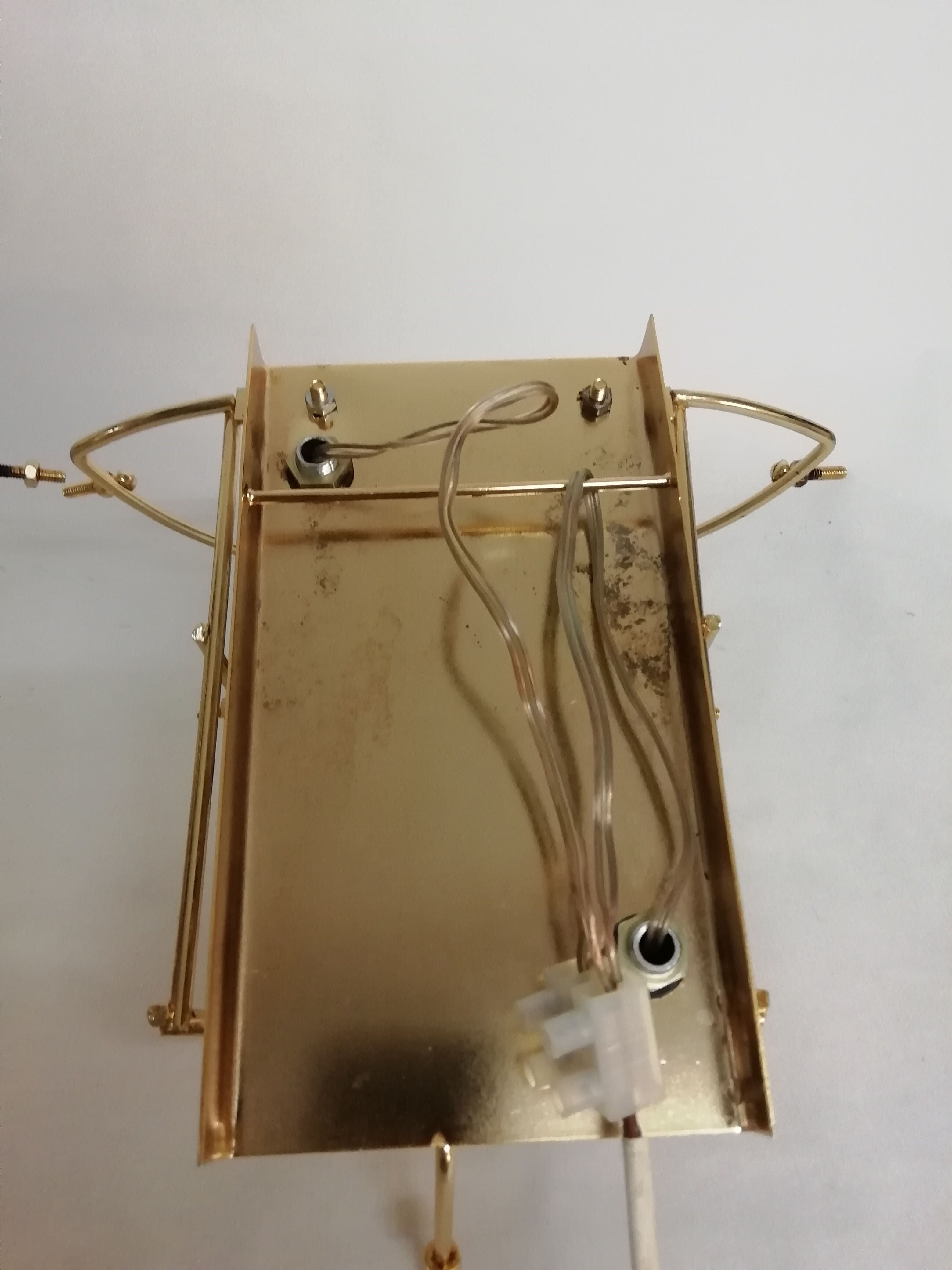 Pair of Murano glass flower wall light