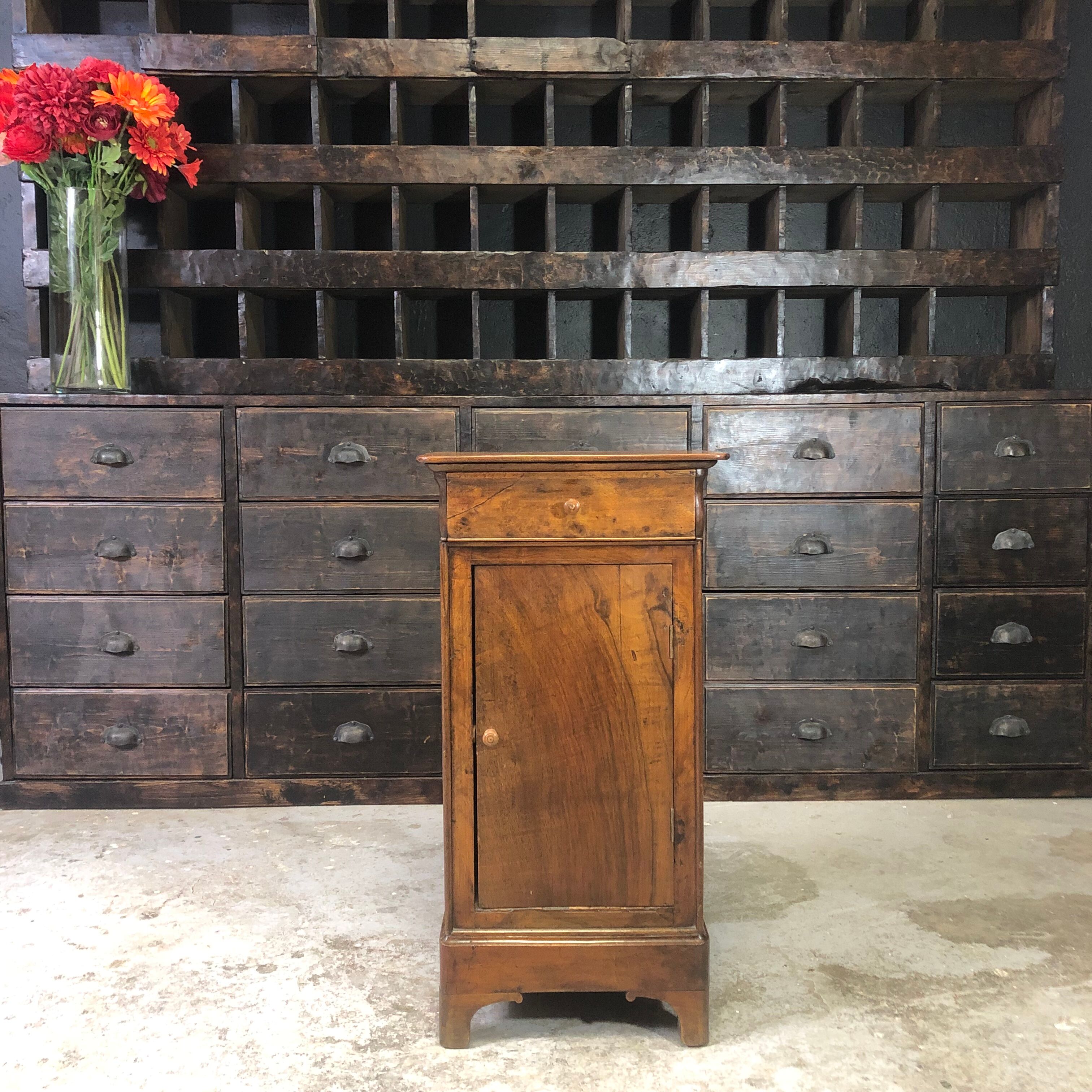 Louis Philippe wooden bedside table
