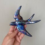 Set of 2 Vintage Ceramic Wall Swallows