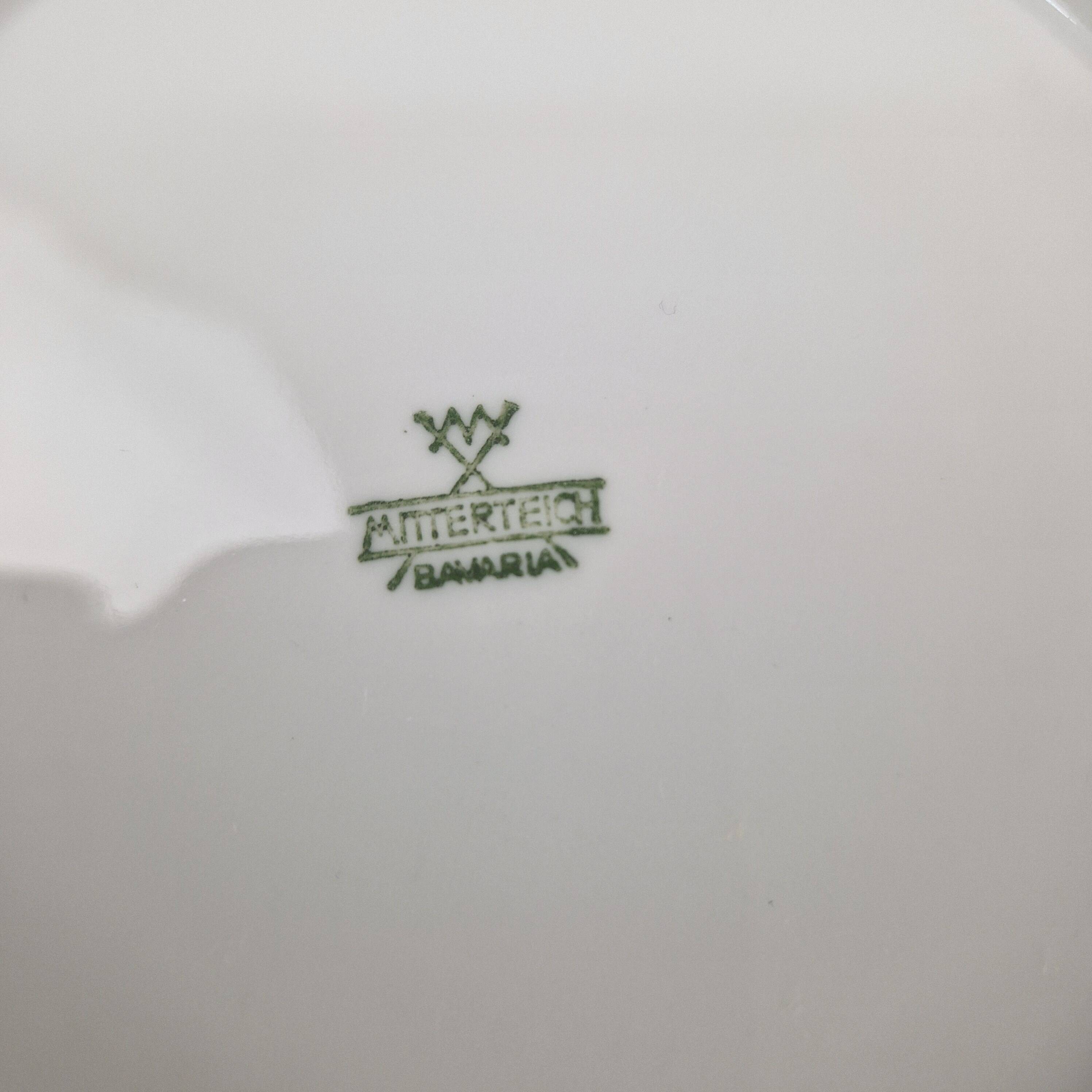 6 vintage deep plates MITTERTEICH Bavaria